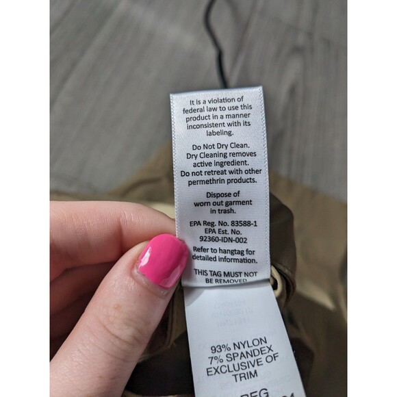 LL Bean Convertible Pants Women Size 6 Tan Nylon - Picture 5 of 10